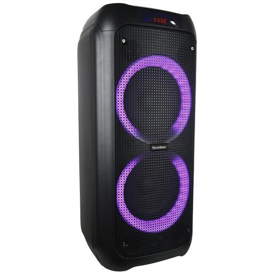 Caixa de Som Party 1200 Bluetooth 120 watts RMS com Led - Bomber Menor preço em Caixa de Som Party 1200 Bluetooth 120 watts RMS com Led - Bomber