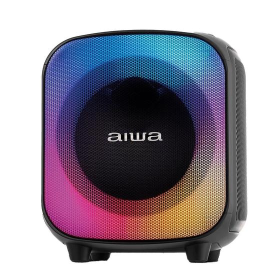 Imagem de Caixa de Som PartyBox AIWA PB-07 Bluetooth 8H RGB USB TWS Preto