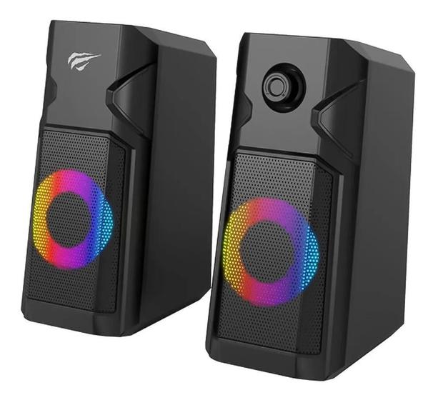 Imagem de Caixa De Som Pc Havit Sk204 Rgb 110V/220V Stéreo