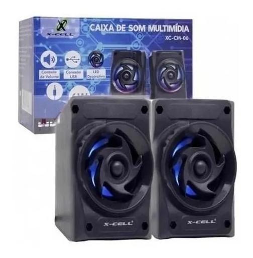 Imagem de Caixa De Som Pc X-Cell Xc-Cm-06 6W Usb