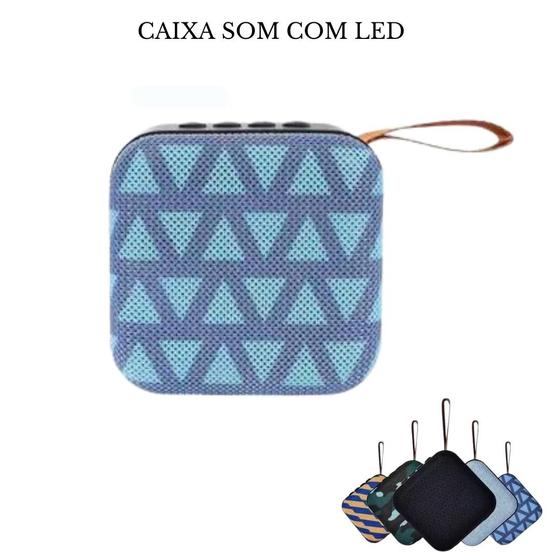 Imagem de Caixa De Som Portátil 10W Led Recarregável Bluetooth Mochila Viagem Voltagem 110v/220v