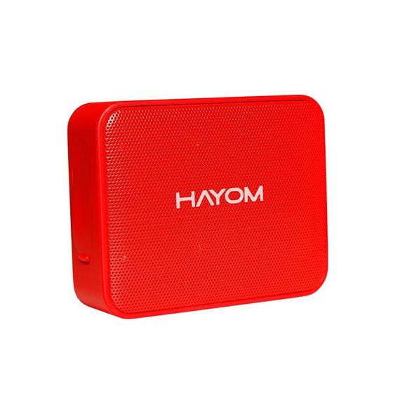 Imagem de Caixa de Som Portatil Bluetooth Ipx7 Vermelho Hayom - Cp2702