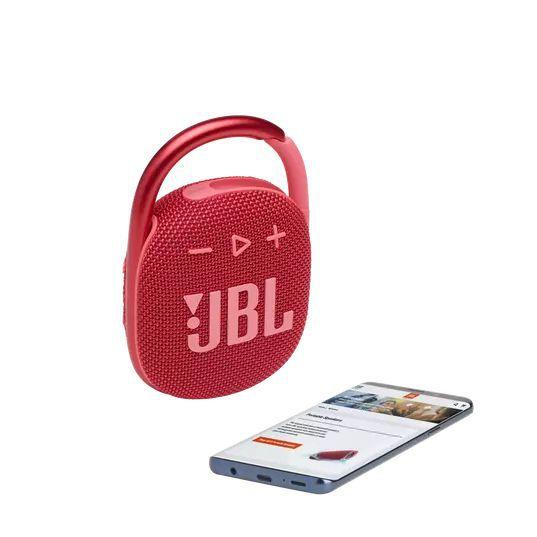 Caixa de Som Jbl Vermelho Clip 4