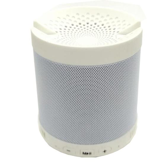 Imagem de Caixa De Som Portatil Bluetooth Usb 5W Radio Fm Branco Q3