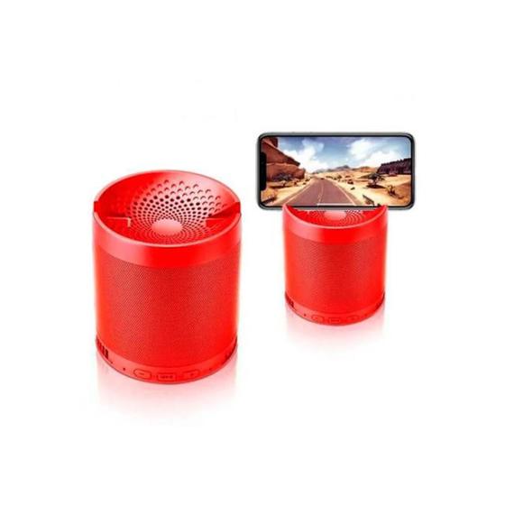 Imagem de Caixa De Som Portatil Com Bluetooth Usb Q3 - Vermelho