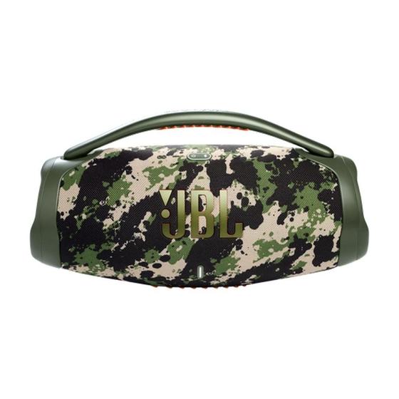 Caixa de Som Portátil JBL Boombox 3, Bluetooth, 80W RMS, P2, À prova d'água, Camuflada - JBLBOOMBOX3SQUADBR Menor preço em Caixa de Som Portátil JBL Boombox 3, Bluetooth, 80W RMS, P2, À prova d'água, Camuflada - JBLBOOMBOX3SQUADBR
