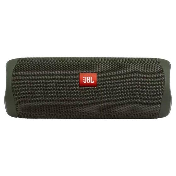 Imagem de Caixa de som Portátil JBL Flip 5 Bluetooth até 12 horas reprodução à prova de água Verde