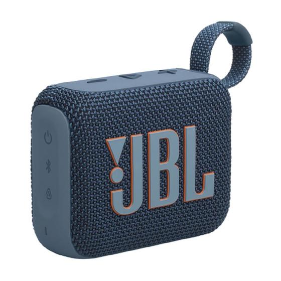 Caixa de Som Portátil JBL GO 4 Bluetooth à Prova D'água - Azul Menor preço em Caixa de Som Portátil JBL GO 4 Bluetooth à Prova D'água - Azul