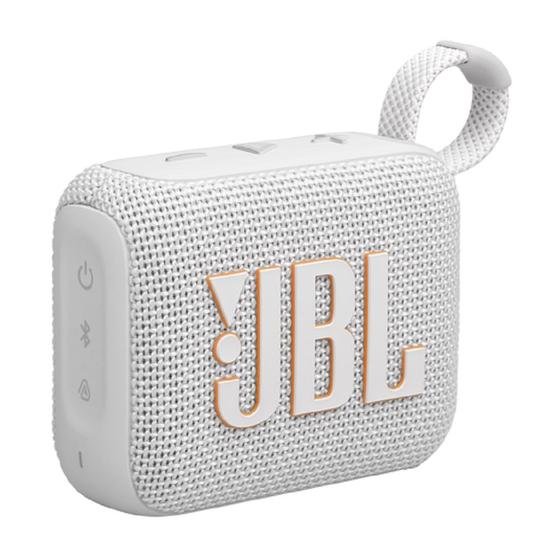 Caixa de Som Portátil JBL GO 4 Bluetooth à Prova D'água - Branca Menor preço em Caixa de Som Portátil JBL GO 4 Bluetooth à Prova D'água - Branca