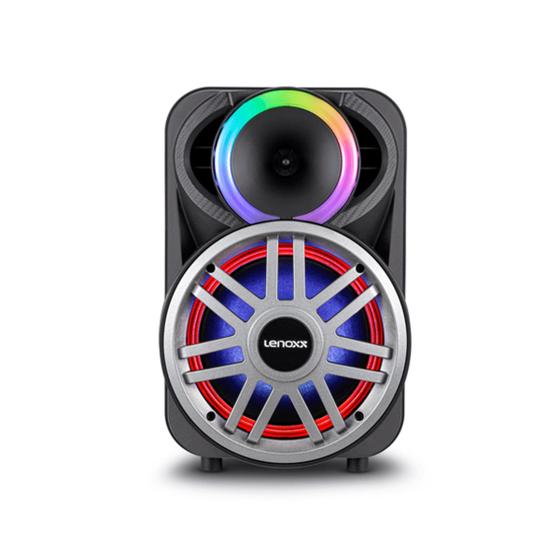 Imagem de Caixa de Som Portátil Lenoxx LCA8 300W Bluetooth Com Led
