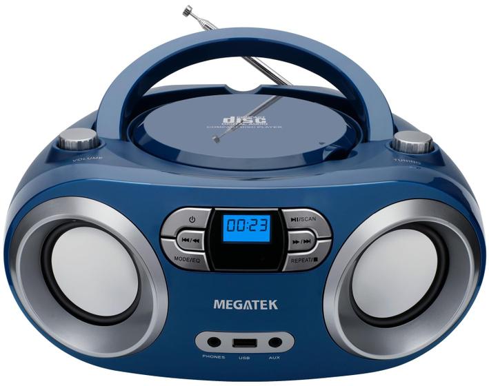 Imagem de Caixa de Som Portátil MEGATEK CB-M25BT com Bluetooth - Reproduz CDs