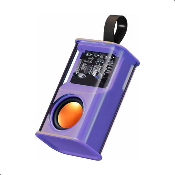 Imagem de Caixa De Som Portátil Potente 5w Com Led Rgb Bluetooth 5.3 Bivolt