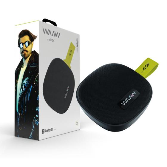 Imagem de Caixa de Som Portátil WAAW by ALOK ME 100SB Bluetooth 12 Horas Entrada Micro SD e Resistente à Água
