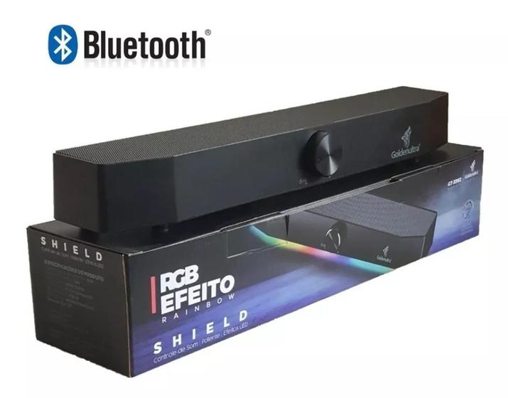 Imagem de Caixa de Som Potente Para PC Note Soundbar Gamer Bluetooth Leds P2 - RBD Efeitos Leds