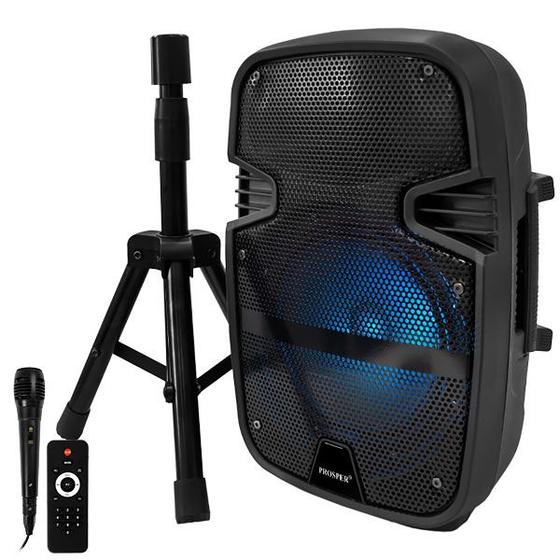 Imagem de Caixa de Som Prosper P-1086 8" 20 Watts RMS com Bluetooth/USB/FM - Preta