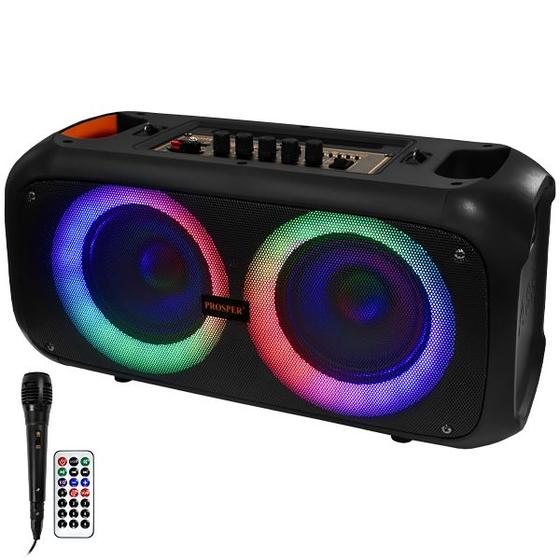 Imagem de Caixa de Som Prosper P-1424 10 Watts RMS com Bluetooth/USB e Radio FM - Preta