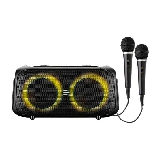 Imagem de Caixa De Som Pulse Pulsebox 2 Double 6.5 Led/Usb-700W-2 Mic