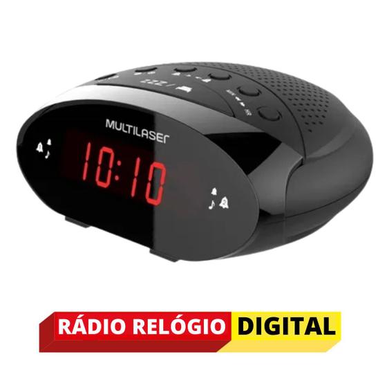 Imagem de Caixa de Som Radio Relógio FM NEW 2 Multilaser