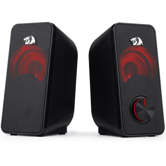 Caixa de Som Redragon GS500 Stentor, LED, 3W x 2, P2 - GS500 Menor preço em Caixa de Som Redragon GS500 Stentor, LED, 3W x 2, P2 - GS500