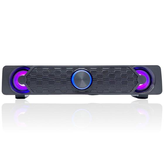 Imagem de Caixa de som Sound Bar  Gamer  GT-250  Pc Computador Smart Tv Home Theater. - GOLDENULTRA