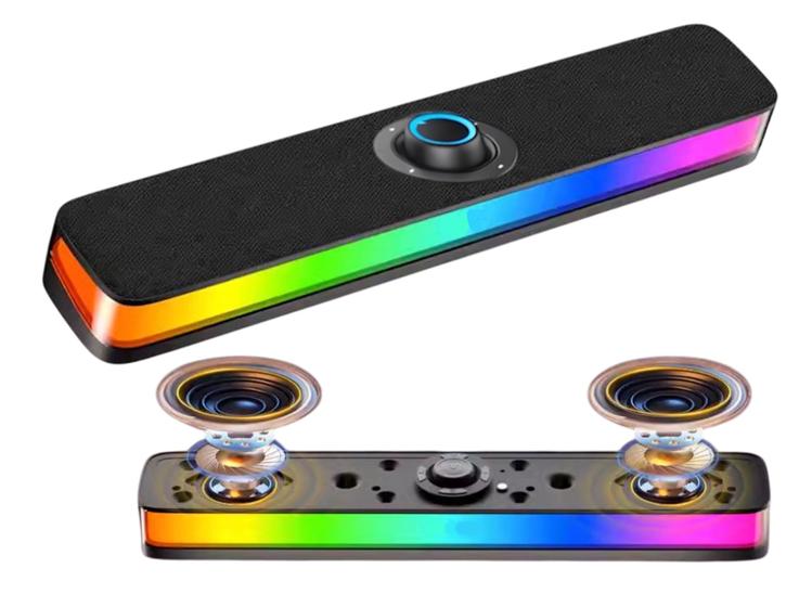 Caixa de Som Soundbar Bluetooth 5.3 Multimidia Para Pc Notebook Tv Smartphone Knup - Hórus RO842 Imagem de Caixa de Som Soundbar Bluetooth 5.3 Multimidia Para Pc Notebook Tv Smartphone Knup - Hórus RO842