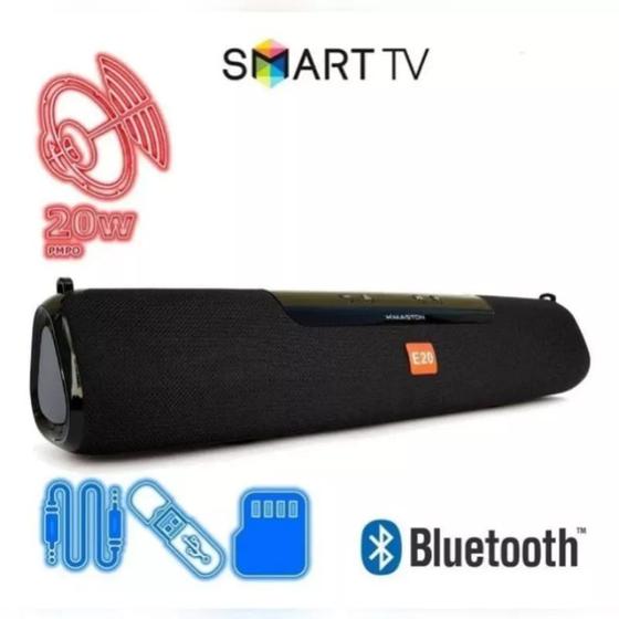 Imagem de Caixa De Som Soundbar portátil Bluetooth Rádio FM, Grave UBS entrada Para Cartão, pen drive, P2