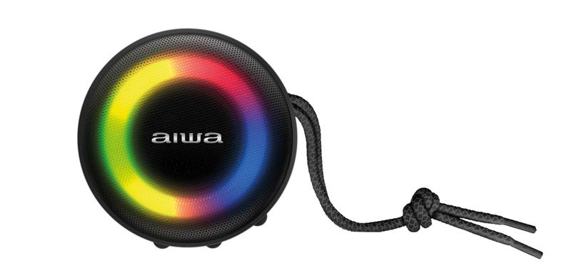 Imagem de Caixa de Som Speaker AIWA SP-02 10W Bluetooth 16H IP65 RGB USB TWS