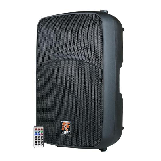 Caixa De Som Staner Sr315a Ativa 300w Com Usb bluetooth Menor preço em Caixa De Som Staner Sr315a Ativa 300w Com Usb bluetooth