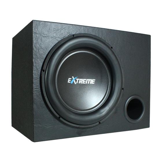 Caixa de Som Subgrave Extreme 12" 400w Rms Dutada Extreme Box