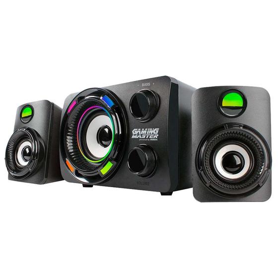Caixa de som subwoofer k-mex gamer ss-9800 stereo 2.1 9.9w rms, com led 7 cores Menor preço em Caixa de som subwoofer k-mex gamer ss-9800 stereo 2.1 9.9w rms, com led 7 cores
