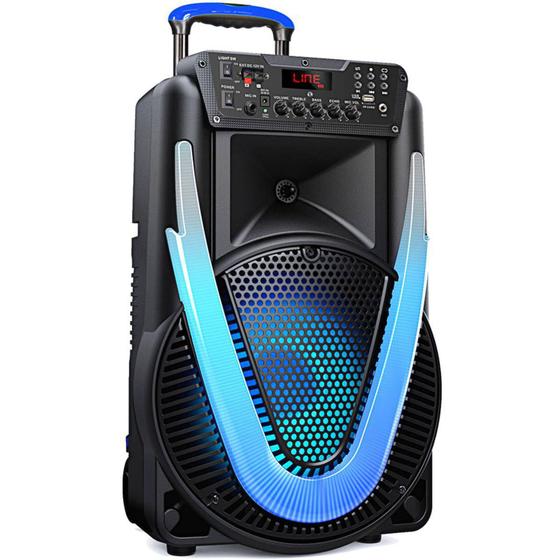 Caixa de som sunny ii 500w 12 polegadas bt/aux/sd/usb/fm/led sp395 - MULTILASER Menor preço em Caixa de som sunny ii 500w 12 polegadas bt/aux/sd/usb/fm/led sp395 - MULTILASER