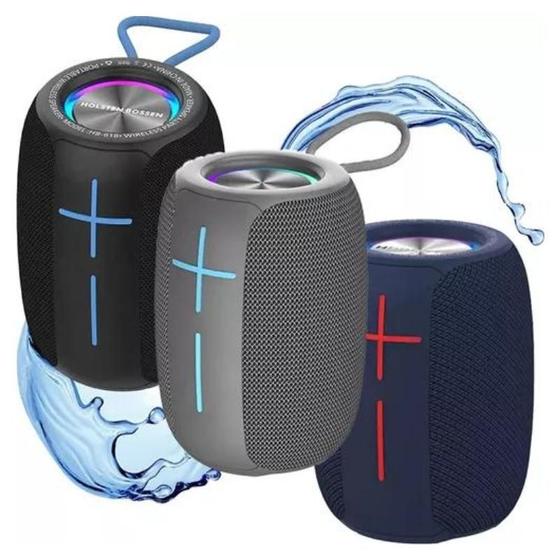 Imagem de Caixa De Som Super Potente  8W Gold Bluetooth Portátil Resistente à Água