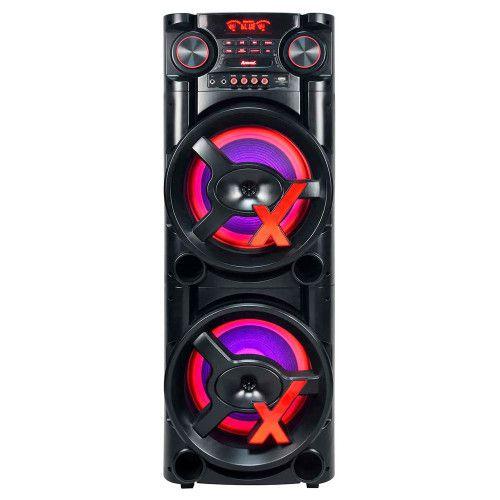 Imagem de Caixa de Som Torre Amvox ACA 1900 New X SFM 1900W RMS Bluetooth 2 Woofers de 12 Polegadas Entrada para Microfone