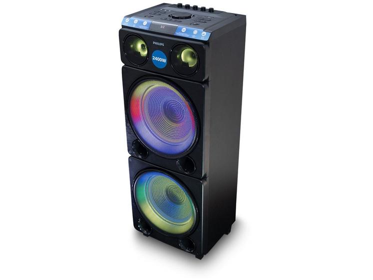 Caixa de Som Torre Philips TAX5509/78 Party Speaker 2400W
