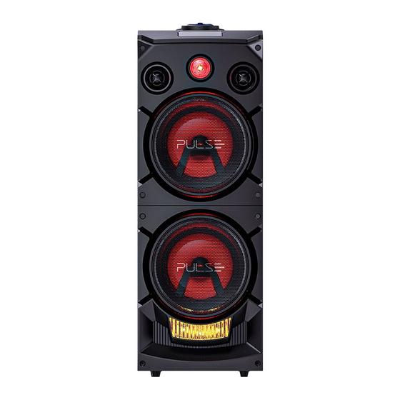 Caixa de Som Torre Storm 8Pol. 1000w Rms Bt/Fm/P10 Pulse - SP509 Imagem de Caixa de Som Torre Storm 8Pol. 1000w Rms Bt/Fm/P10 Pulse - SP509