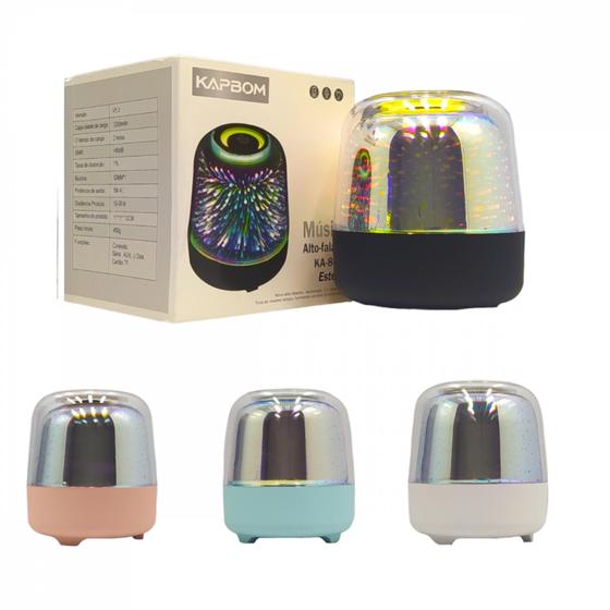 Imagem de Caixa de Som Touch Bluetooth LED RGB