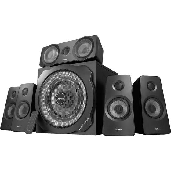 Caixa de Som Trust GXT658 Tytan 5.1 Speaker Set Menor preço em Caixa de Som Trust GXT658 Tytan 5.1 Speaker Set