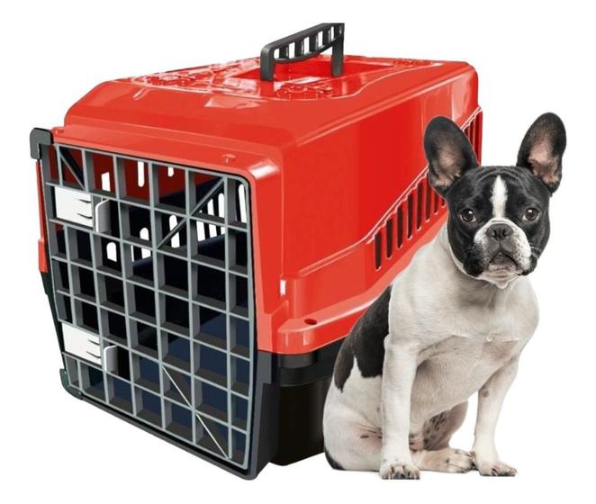 Imagem de Caixa De Transporte Cães Gato Pet Grande Porte Número 4