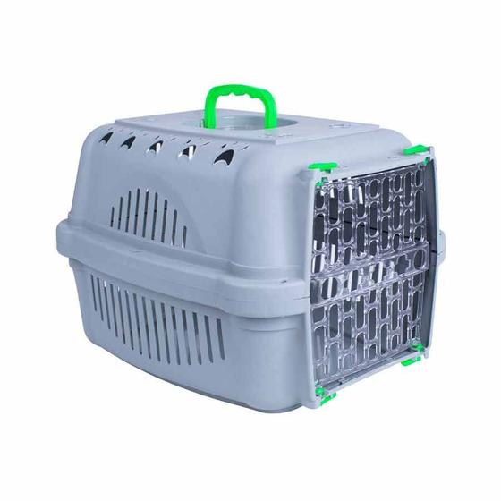 Imagem de Caixa de Transporte DuraPets Power Verde para Cães e Gatos - Tamanho 2