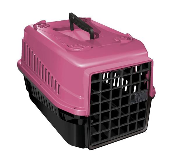 Imagem de Caixa De Transporte N.2 Cão Cachorro Gato Pequena Rosa