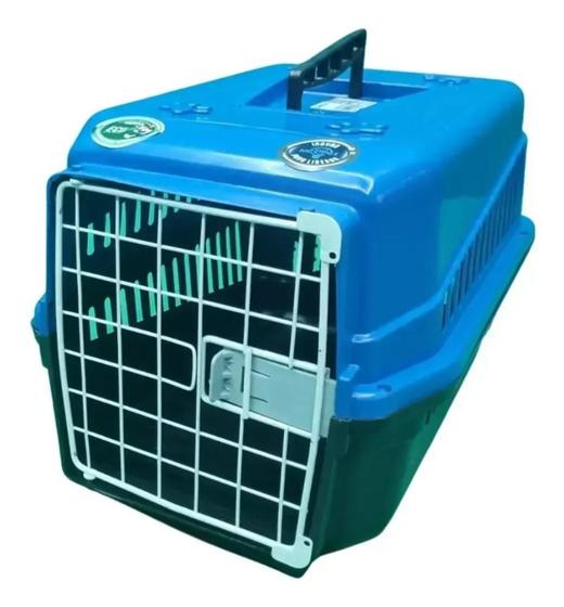 Imagem de Caixa De Transporte N1 Cães Cachorro Gato Pequena Porta Aço