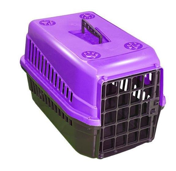 Imagem de Caixa De Transporte n3 Para Cães E Gatos Grande Lilas