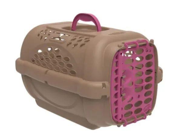 Caixa De Transporte Para Cães e Gatos Panther Gold Nº 4 - Rosa Menor preço em Caixa De Transporte Para Cães e Gatos Panther Gold Nº 4 - Rosa