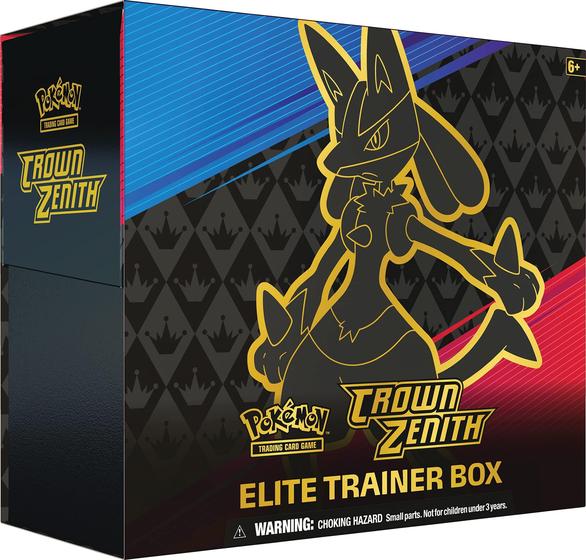 Imagem de Caixa de treinamento Pokémon TCG Crown Zenith com pacotes de reforço