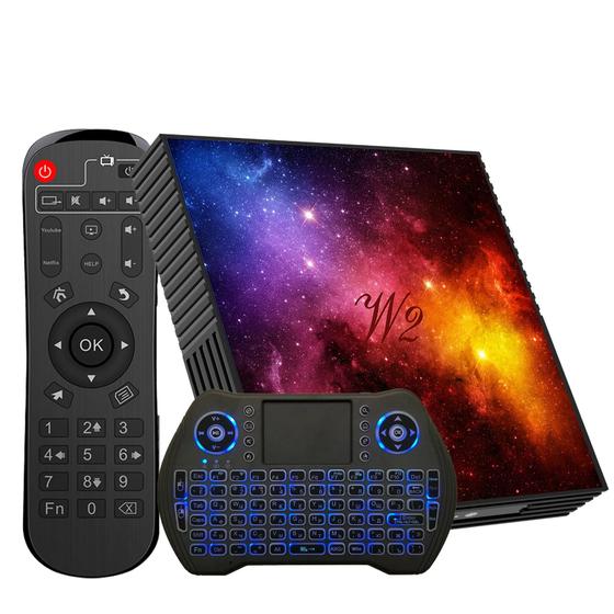 Imagem de Caixa de TV Android 12 XDOOZOO 4GB RAM 64GB ROM com teclado sem fio