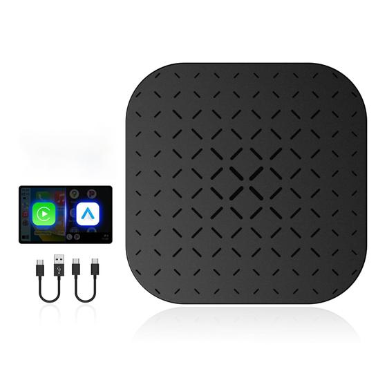 Imagem de Caixa de Vídeo Multimídia Carplay AI Box ZHNN com Android 11 para Carro