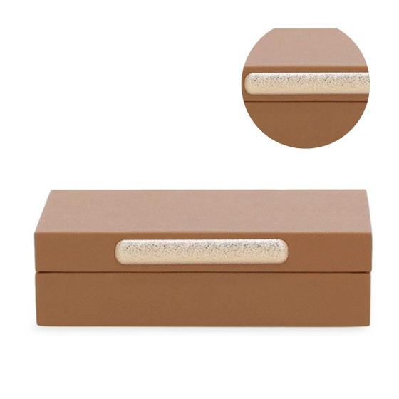 Imagem de Caixa decorativa em MDF com revestimento em material sintético 