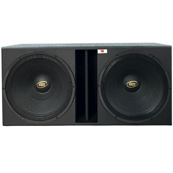 Imagem de Caixa Duto Régua 2 Alto Falante 15'' Woofer Eros E-315