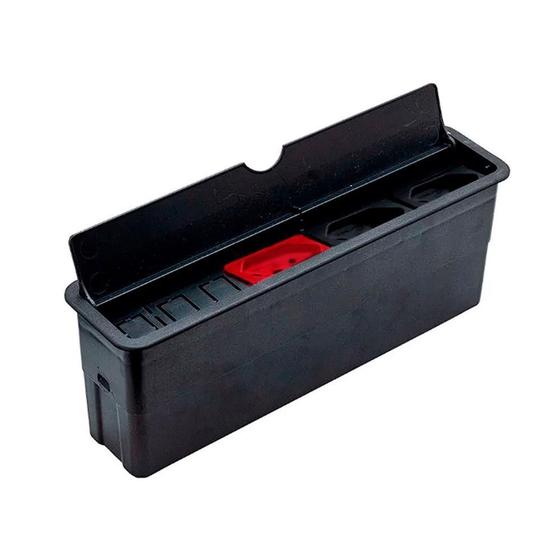 Imagem de Caixa Embutir Mesa Móveis Com 03 Tomada 20A New Slim Preta