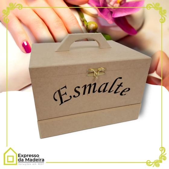 Caixa Esmalte Portátil Porta 63 Esmaltes Maleta Esmaltes Mdf - Expresso da  Madeira MDF - Organizador de Esmaltes - Magazine Luiza